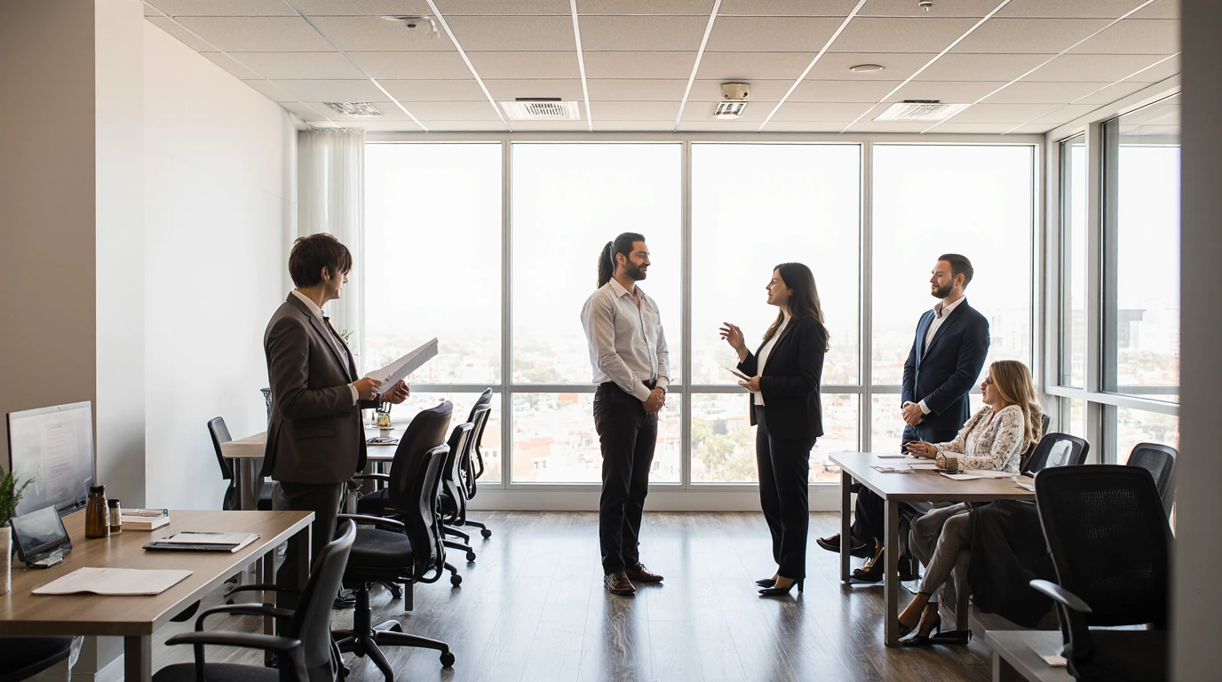 Illustration eines schnellen Immobilienverkaufs